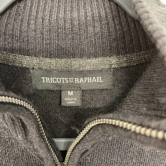 Tricots St Raphael 1/4 Zip Sweater Mens Size M - Picture 4 of 8